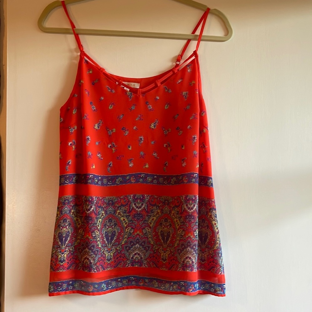 Skies are Blue size M red cami